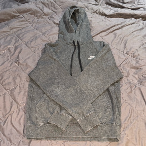 NIKE GREY HOODIE - Picture 2 of 4